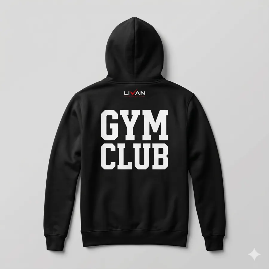 Sudadera negra personalizada
