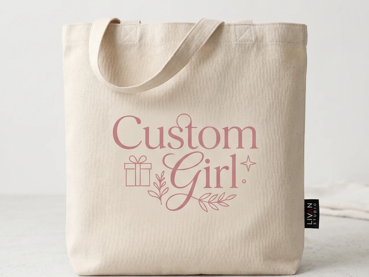 Bolsa de tela personalizada como idea de regalo