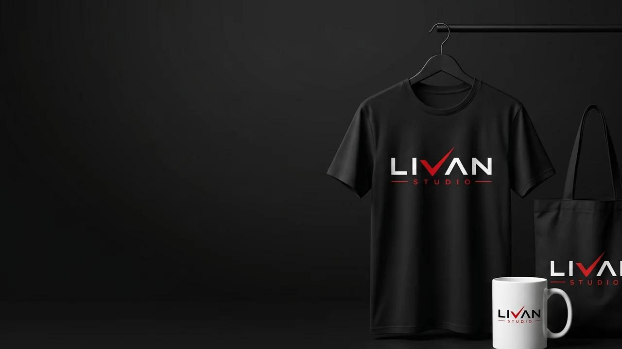 Productos personalizados de Livan Studio: camiseta, bolsa y taza